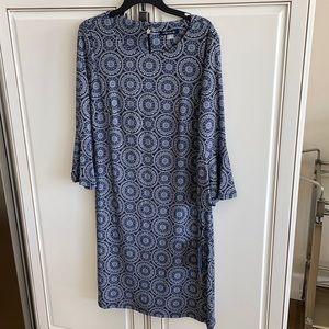 NWT. Tommy Hilfiger Navy & White Dress